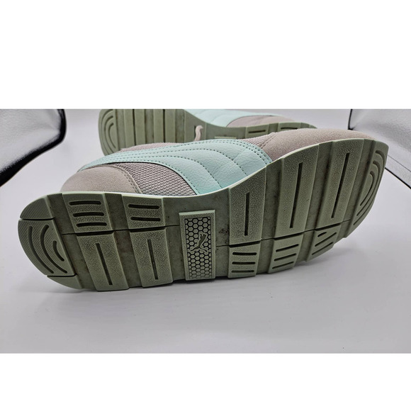 Puma Soft Foam Optimal Comfort Size 9 Light Gray/Teal Green Athletic Shoes - Picture 9 of 12